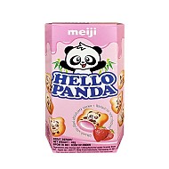 20点开始：meiji 明治 小熊夹心饼干42g（草莓味）