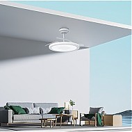 新品发售、家装季：OPPLE 欧普照明 睿风 36寸风扇灯 白色智控版