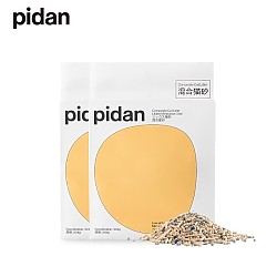 pidan 混合猫砂 新客专享：矿土豆腐 可冲厕所猫咪用品 3.6kg 2包