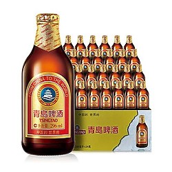 88VIP：青岛啤酒 青岛小棕金 啤酒 296ml*24瓶