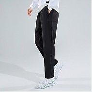 6日10点、限尺码：ANTA 安踏 运动长裤男子春季男士直筒纯色休闲裤