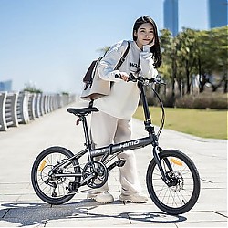 米粉节：HIMO 城市折叠自行车 F20 灰色 1辆/箱