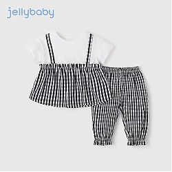 JELLYBABY 2023年夏季新款儿童短袖套装 2件