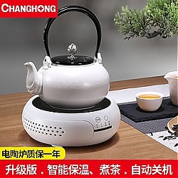 CHANGHONG 长虹 电陶炉新款煮茶器套装家用多功能迷你小型电磁炉玻璃陶瓷茶炉