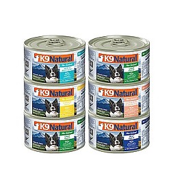 88VIP：K9Natural新西兰全价高肉犬罐成幼犬狗主食无谷湿粮k9狗罐头170*6 1件装