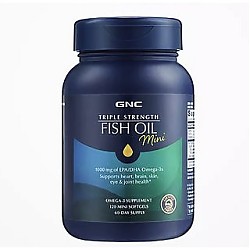 GNC 健安喜 深海鱼鱼油软胶囊omega3 120粒