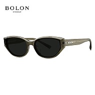 BOLON 暴龙 眼镜24年新品杨紫同款太阳镜猫眼防紫外偏光墨镜女BX3002 C80-苔绿色
