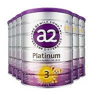a2 艾尔 新紫白金版 幼儿配方奶粉 3段900g*6罐