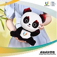 成都大运会 吉祥物蓉宝毛绒玩具公仔熊猫玩偶基地纪念品 28cm