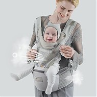 babycare 多功能婴儿背带四季通用宝宝前抱式腰凳夏季透气抱娃神器