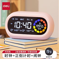 deli 得力 LE106 Pro 可视化计时器 粉色