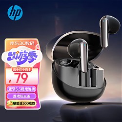 PLUS会员：HP 惠普 H23B 半入耳式无线蓝牙耳机