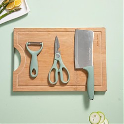 88VIP：KÖBACH 康巴赫 菜板＋菜刀＋剪刀＋削皮刀 4件套