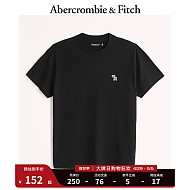 Abercrombie & Fitch 男女款宽松圆领短袖T恤