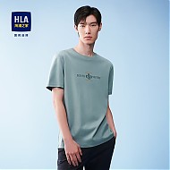 HLA 海澜之家 男士短袖T恤 HNTBJ2U007A