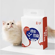 HEBIAN 盒边 豆腐低尘高效结团除臭猫砂奶香猫沙整箱 混合猫砂2kg*4袋