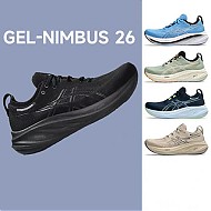 百亿补贴：ASICS 亚瑟士 NIMBUS26黑武士N26创新版马拉松轻量回弹缓震跑步鞋
