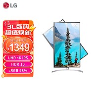 移动端、京东百亿补贴：LG 乐金 27英寸 4K显示器 超高清 HDR IPS