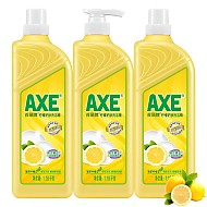 AXE 斧头 牌（AXE）柠檬护肤洗洁精1.18kg*3瓶 家庭装 轻松祛油可洗果蔬维E呵护不伤手
