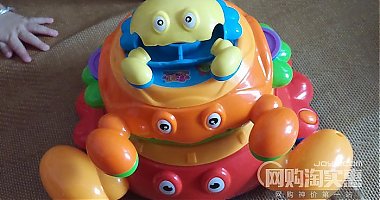 给孩子的礼物-彩虹 婴儿玩具 新音乐叠叠蟹