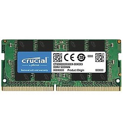 百亿补贴：Crucial 英睿达 DDR4 3200MHz 笔记本内存条 8GB