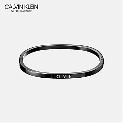 Calvin Klein hook ext.护刻系列 PVD黑色手镯 KJ06BD19010S