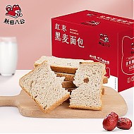 秋田八公 红枣黑麦全麦面包 1kg