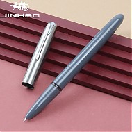 有券的上：Jinhao 金豪 56钢笔 0.5mm 灰色 赠10支黑色墨囊