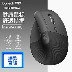 移动端、京东百亿补贴：logitech 罗技 Lift 2.4G蓝牙 双模无线鼠标 4000DPI 黑色