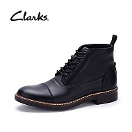 Clarks 其乐 男靴经典英伦风复古百搭短靴系带马丁靴