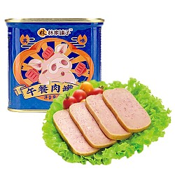 有券的上：林家铺子 午餐肉罐头 340g*2罐