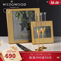 WEDGWOOD X Vera Wang王薇薇 爱之结绳 香槟杯 150ml*2 金色