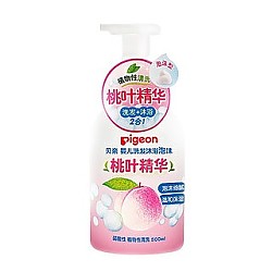 88VIP：Pigeon 贝亲 桃叶精华系列 温和保湿婴儿洗发沐浴泡沫 500ml