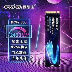 GUDGA 固德佳 GV系列 M.2 NVMe 2280 PCle3.0 128GB 固态硬盘SSD TLC颗粒
