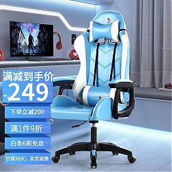 QUAN FENG 泉枫 S232-04 人体工学电脑椅 白蓝