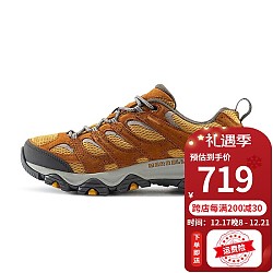 MERRELL 迈乐 男鞋户外减震徒步鞋MOAB3低帮防滑耐磨轻量登山鞋 J135547