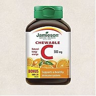 Jamieson 健美生 维生素C咀嚼片 橙味 120粒
