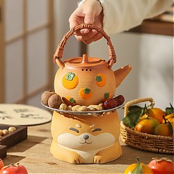 KAWASIMAYA 川岛屋 龙猫围炉煮茶烤火炉套装 续航炭包(带碳夹)