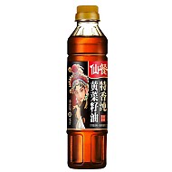仙餐 牌特香纯黄菜籽油400ml   传统小榨四川风味食用油小瓶