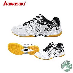 KAWASAKI 川崎 羽毛球鞋Kawasaki追风 高性价比男女减震防滑情侣耐磨运动鞋