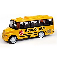 超级森林 合金模型回力公交巴士车玩具