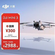 DJI 大疆 Mini 3 可折叠 四轴无人机 白色 RC-N1遥控器版