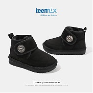 TEENMIX 天美意 雪地靴2023冬季新款加绒大棉靴女童韩版短筒靴子保暖鞋