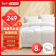 京东京造 新疆棉花被  双人被子 冬季厚被8斤2x2.3米