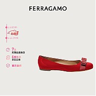 菲拉格慕 VARINA系列 女士平跟单鞋 01A181 592125 红色 6