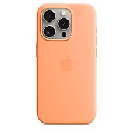 Apple 苹果 iPhone 15 Pro 专用 MagSafe 硅胶保护壳-香橙冰沙色 保护套 手机套 手机壳