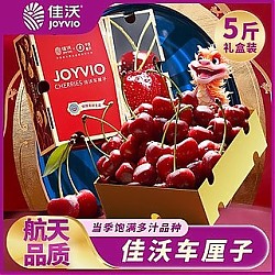 JOYVIO 佳沃 智利车厘子5斤J2J3J级当季新鲜水果整箱礼盒装