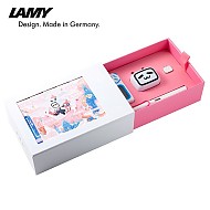 PLUS会员：LAMY 凌美 哔哩哔哩联名 限量钢笔礼盒 白杆粉夹 EF尖 0.5mm