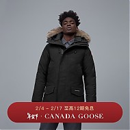 CANADA GOOSE 12期免息：CANADA GOOSE 加拿大鹅 LANGFORD系列 男士中长款羽绒服 2062M 黑色 L