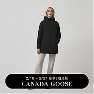 CANADA GOOSE 6期免息：加拿大鹅（Canada Goose） Camp 女士羽绒连帽夹克外套大鹅羽绒服 5085L 61 黑色 L